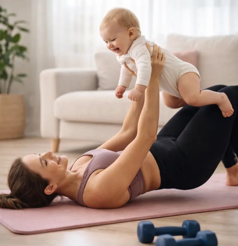 træning efter graviditet